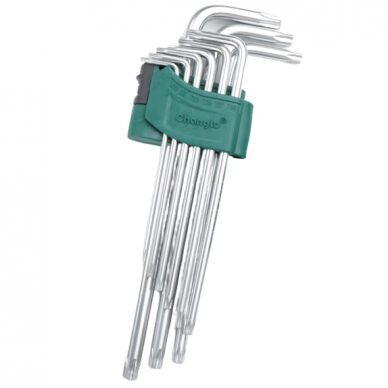 Torx atslēgu komplekts T10-T50 (9gb) ar atveri, L-veida CHANGLU TOOLS