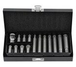 Uzgaļu komplekts Ribe M6-M14 ar pāreju 1/2" (15gab.) YT-0419 YATO