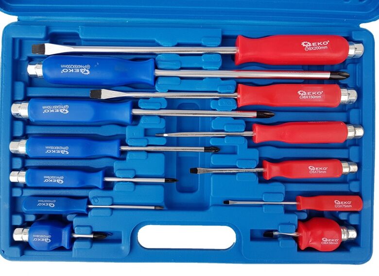 Triecienskrūvgriežu komplekts 12 gab. (SK30585)