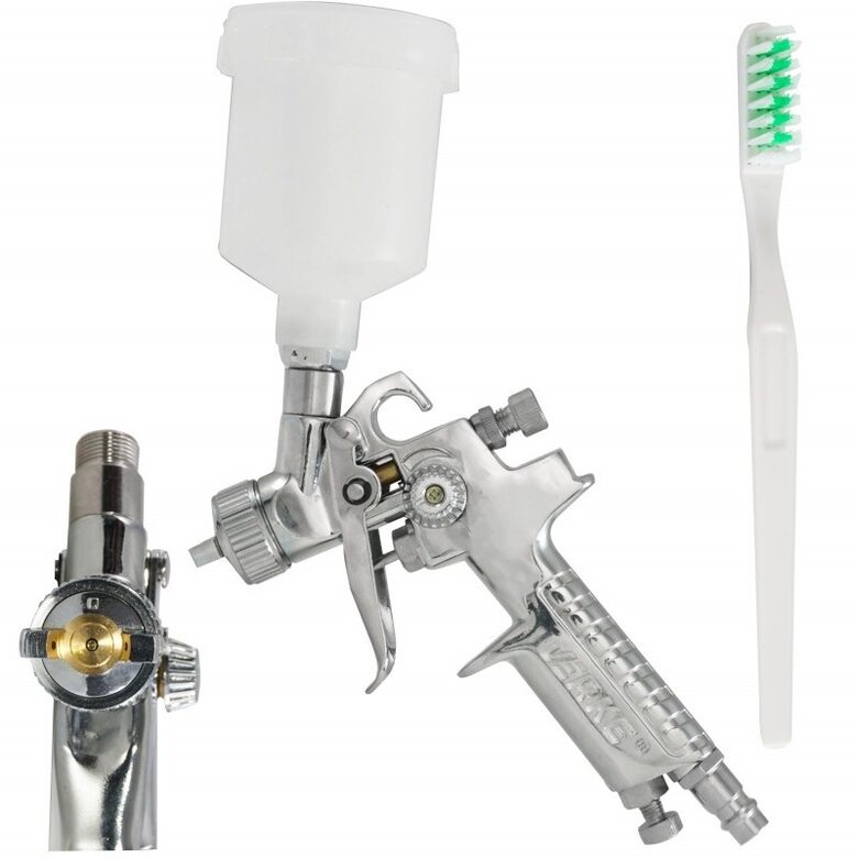 Krāsošanas pistole mini | HVLP | Ø 0,8 mm / 120 cu. (H2000A1)