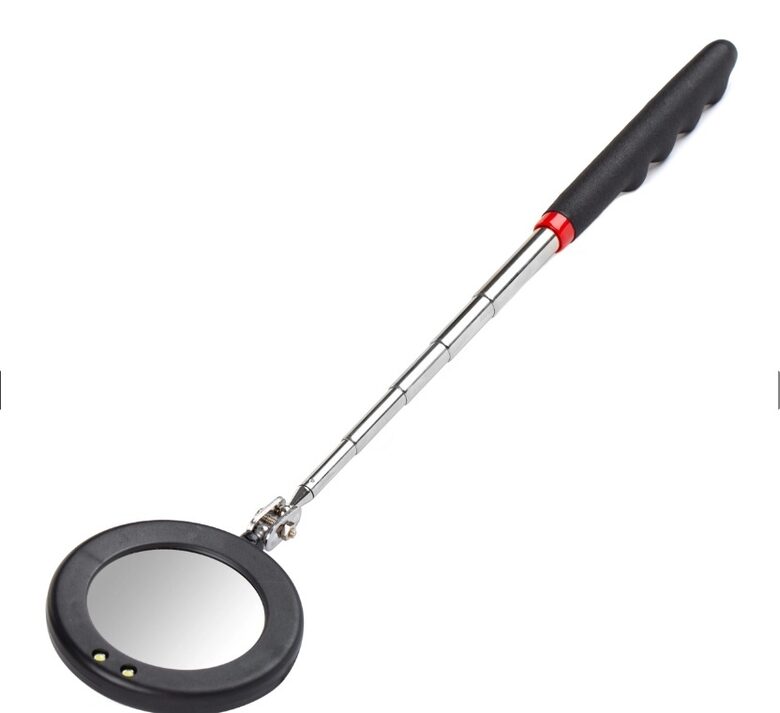 Inspekcijas spogulis teleskopisks, ar apgaismojumu 285-875 mm  ø 50 mm (LM35T)