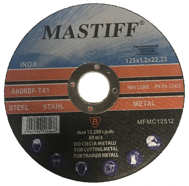 Griezējdisks metālam  125х1,2х22 mm A60TBF-12