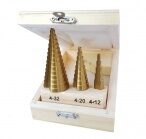 Pakāpju urbji komplektā 4-32mm 3 gab. (EB-4345)