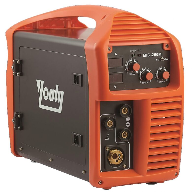 Daudzfunkcionāls invertora metināšanas pusautomāts MIG-250MI, 250A, 220V YOULI