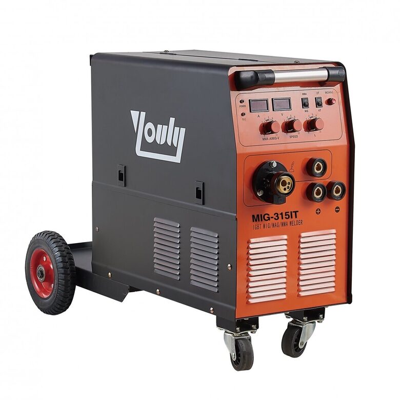 Daudzfunkcionāls invertora metināšanas pusautomāts MIG-315IT (IGBT), MIG/ MAG/MMA.