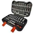 Muciņu komplekts 6 kanšu. 56gab.  1/4  ES141056