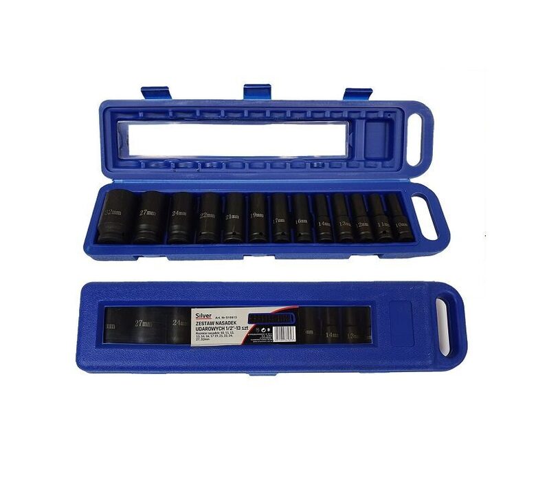 Triecienmuciņu komplekts  1/2'' 13 gb 10-32 mm    S10613