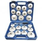 Eļļas filtru atslēgu komplekts (alumīnijs) 1/2 ", 23 gab. (WS2705)