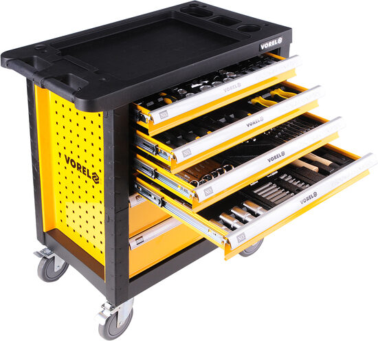 Instrumentu skapis  177 instrumenti  6 atvilktnes (58540)