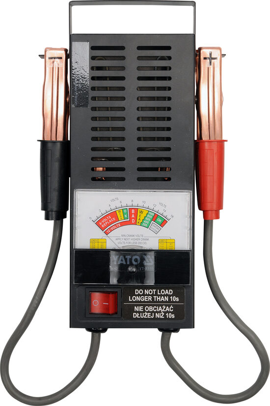 Akumulatora testeris 6V/12V, 200-1000A YT-8310 YATO