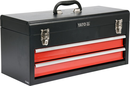 Instrumentu kaste ar 2 atvilknēm 218x255x520mm YT-08872 YATO