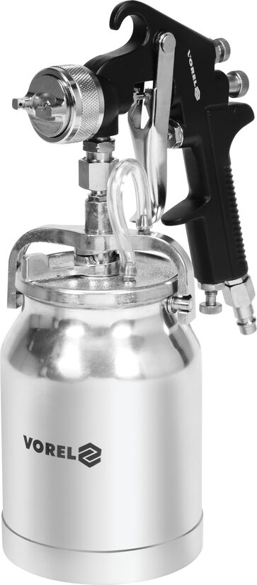 Smidzināšanas pistole apakšējā tvertne  HVLP / 1000 ml | Ø1,8 mm (80903)