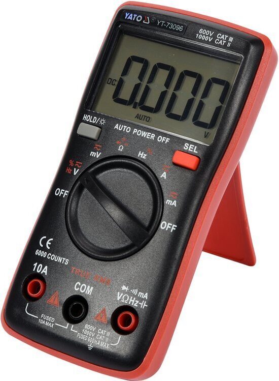 Digitālais multimetrs 0-1000V YT-73096 YATO