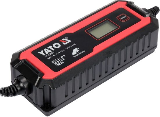 Lādētājs 6 V un 12 V akumulatoru uzlādēšanai | 6V/2A 12V/4A (YT-83000)