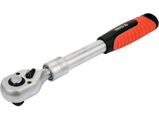 Reversa atslēga teleskopiska 1/2", 305-445mm, 72z, CrV YT-0299 YATO