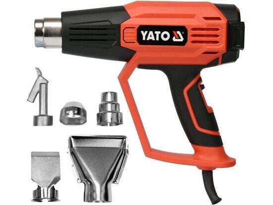Fēns ar plastmasas lodēšanas funkcija  temperatūras kontrole  2000 W (YT-82295) YATO