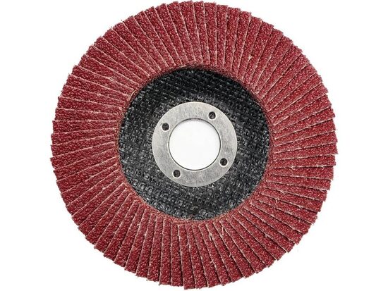 Vēdekļveida slīpēšanas disks P100 125X22,2 mm (07987)