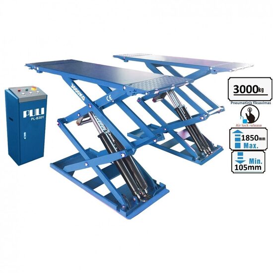 Puli Šķērveida hidrauliskais pacēlājs, 3t, 380V